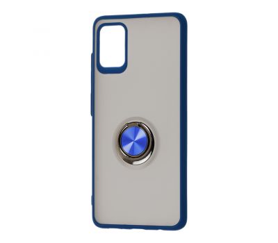 Чохол Samsung Galaxy A51 (A515) LikGus Maxshield Ring синій
