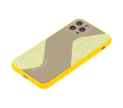 Чохол для iPhone 11 Pro Shine mirror жовтий 2862211