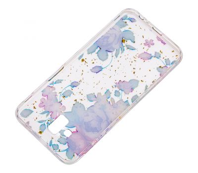 Чохол для Samsung Galaxy J6+ 2018 (J610) Flowers Confetti "квіти" 2862152