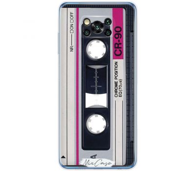Чохол для Xiaomi Poco X3 / X3 Pro Mixcase касета дизайн 4