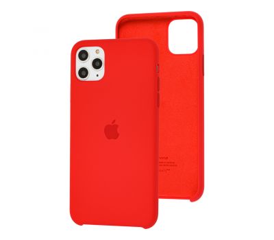Чохол Silicone для iPhone 11 Pro Max Premium case червоний