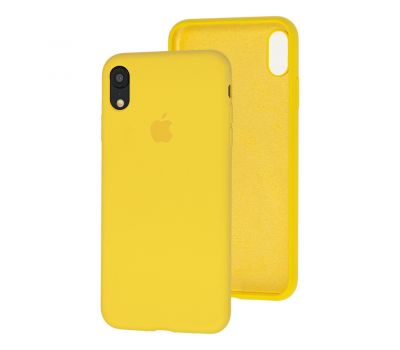 Чохол для iPhone Xr Silicone Full жовтий / canary yellow