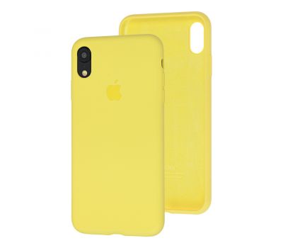 Чохол для iPhone Xr Silicone Full bright yellow