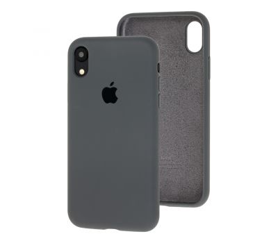Чохол для iPhone Xr Silicone Full charcoal gray
