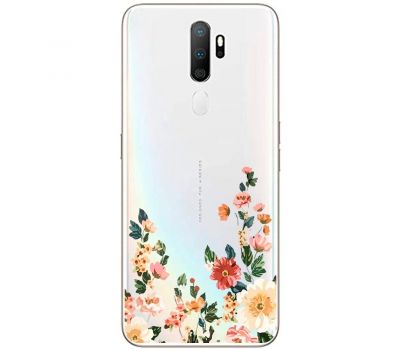 Чохол для Oppo A5/A9 (2020) Mixcase квіти квіточки