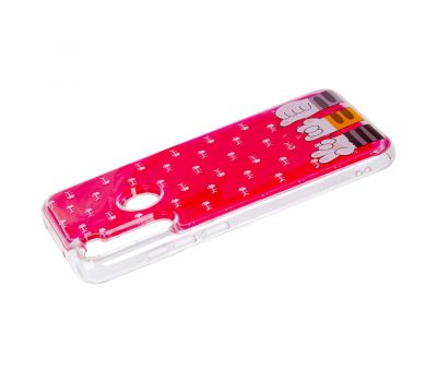 Чохол для Xiaomi Redmi Note 8 "рідкий пісок" рожевий лапи 2869623