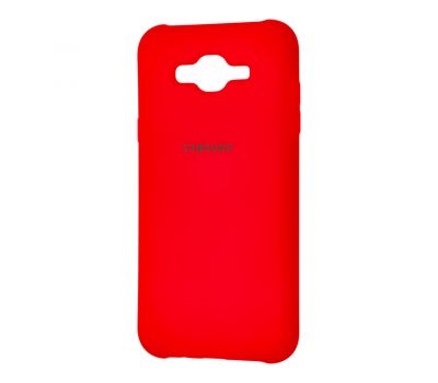Чохол для Samsung Galaxy J7 (J700) Silicone Full червоний