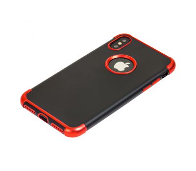 Чохол Chrome для iPhone X / Xs Colour ударостійкий червоний 2870194