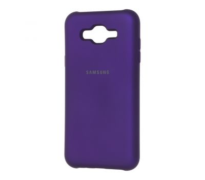 Чохол для Samsung Galaxy J7 (J700) Silicone Full фіолетовий
