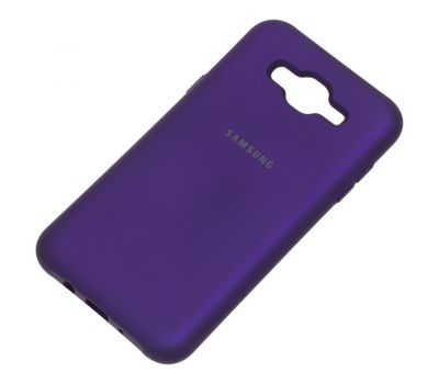 Чохол для Samsung Galaxy J7 (J700) Silicone Full фіолетовий 2870065
