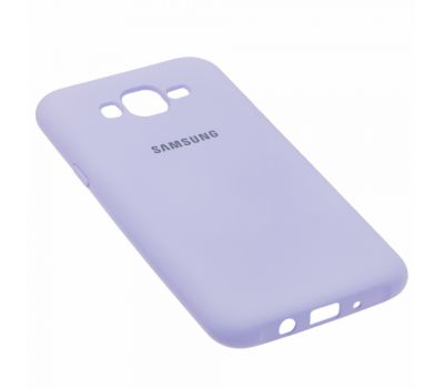 Чохол для Samsung Galaxy J7 (J700) Silicone Full лавандовий 2870049