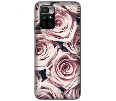 Чохол для Xiaomi Redmi 10 MixCase рожеві троянди