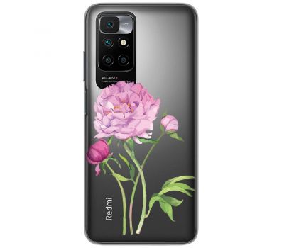 Чохол для Xiaomi Redmi 10 MixCase квіти рожева квітка