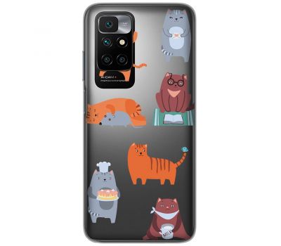 Чохол для Xiaomi Redmi 10 MixCase тварини кіт в образі