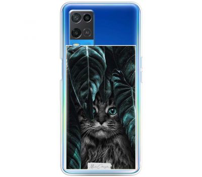 Чохол для Oppo A54 MixCase тварини кіт у лісі