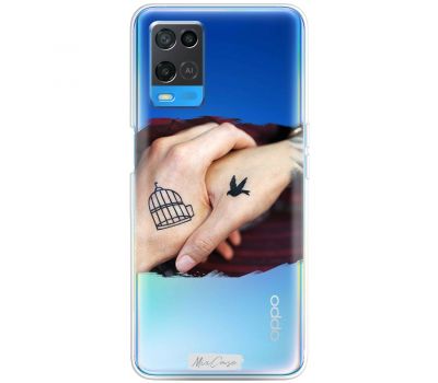 Чохол для Oppo A54 MixCase пара татуювання