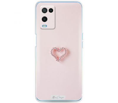 Чохол для Oppo A54 MixCase для закоханих сердець з кілець