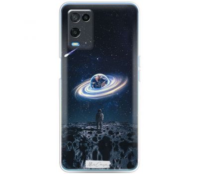 Чохол для Oppo A54 Mixcase космонавт на місяць