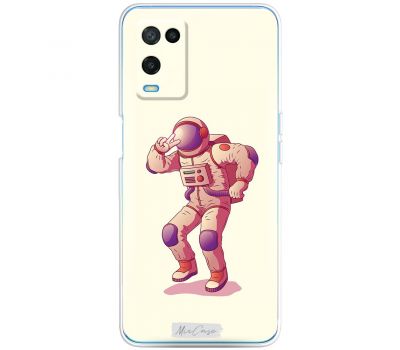 Чохол для Oppo A54 Mixcase космонавт у червоному