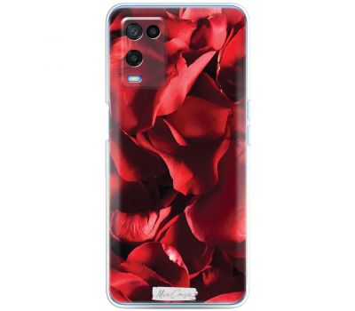 Чохол для Oppo A54 MixCase для закоханих червона троянда