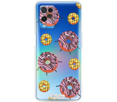 Чохол для Oppo A54 MixCase з 3D очками пончики