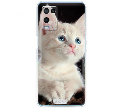 Чохол для Oppo A54 MixCase тварини біле кошеня