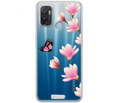 Чохол для Oppo A53 / A32 / A33 Mixcase метелика дизайн 1