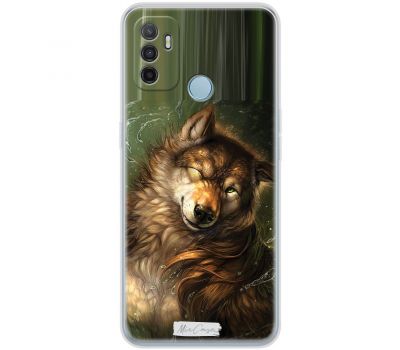 Чохол для Oppo A53 / A32 / A33 Mixcase вовк дизайн 15