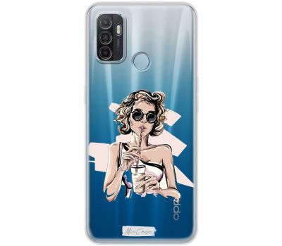 Чохол для Oppo A53 / A32 / A33 Mixcase дівчина дизайн 9