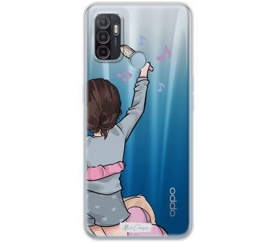 Чохол для Oppo A53 / A32 / A33 Mixcase дівчини дизайн 17