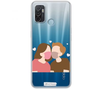 Чохол для Oppo A53/A32/A33 Mixcase для закоханих 12