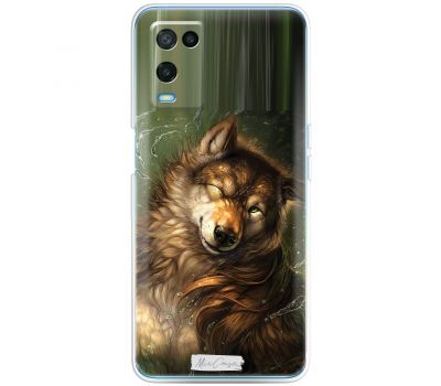 Чохол для Oppo A54 Mixcase вовк підморгує