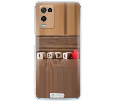 Чохол для Oppo A54 MixCase для закоханих love