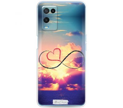 Чохол для Oppo A54 Mixcase для закоханих світанок