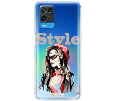 Чохол для Oppo A54 MixCase дівчина style