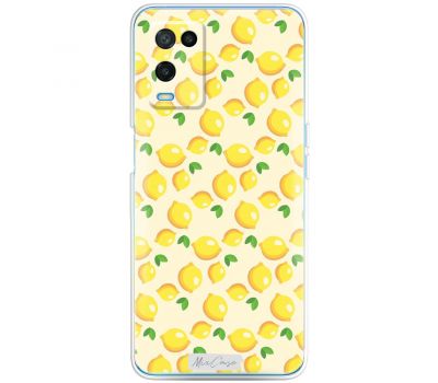 Чохол для Oppo A54 MixCase лимони фрукти
