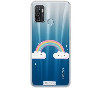 Чохол для Oppo A53 / A32 / A33 Mixcase з 3D вічкам дизайн 6