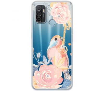 Чохол для Oppo A53 / A32 / A33 Mixcase зі стразами дизайн 1