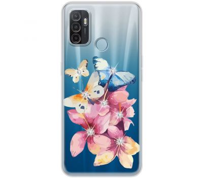 Чохол для Oppo A53 / A32 / A33 Mixcase зі стразами дизайн 2