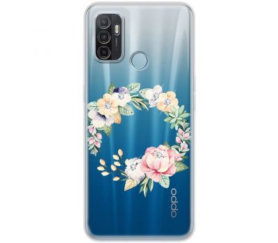 Чохол для Oppo A53 / A32 / A33 Mixcase зі стразами дизайн 5