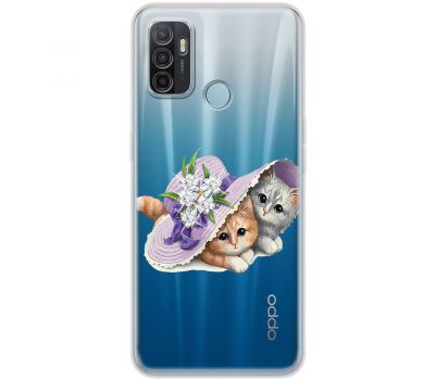 Чохол для Oppo A53 / A32 / A33 Mixcase зі стразами дизайн 12