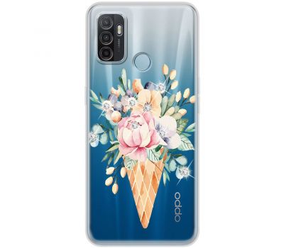 Чохол для Oppo A53 / A32 / A33 Mixcase зі стразами дизайн 13