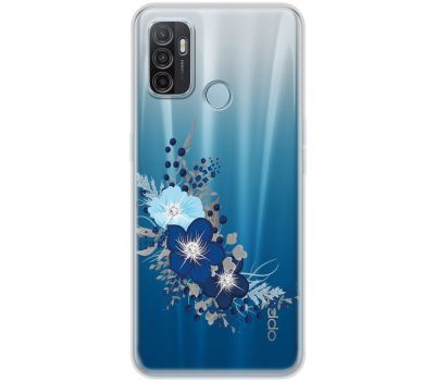 Чохол для Oppo A53 / A32 / A33 Mixcase зі стразами дизайн 19