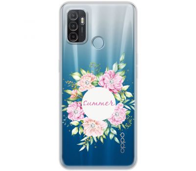 Чохол для Oppo A53 / A32 / A33 Mixcase зі стразами дизайн 20