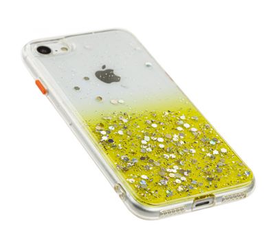 Чохол для iPhone 7/8 Glitter Bling жовтий 2874786