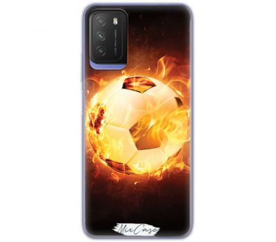 Чохол для Xiaomi Poco M3 Mixcase футбол дизайн 1