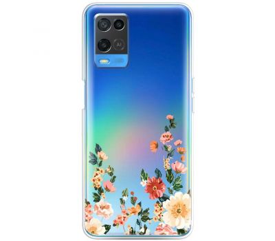 Чохол для Oppo A54 Mixcase квіти квіточки