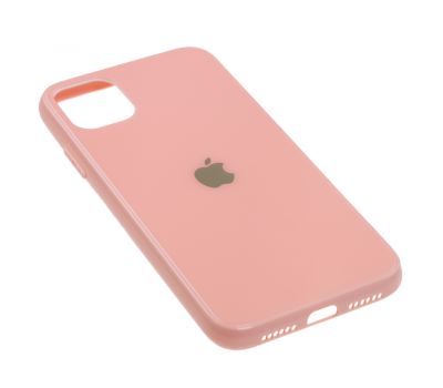 Чохол для iPhone 11 New glass рожевий 2877027