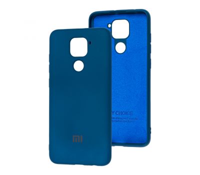 Чохол для Xiaomi Redmi Note 9 Silicone Full синій / navy blue