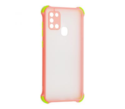 Чохол для Samsung Galaxy A21s (A217) LikGus Totu corner protection рожевий